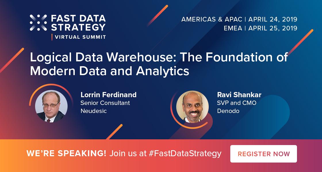 lorrinferdinand's tweet image. Come join me at the Fast Data Strategy Virtual Data Summit 2019 #fastdatastrategy