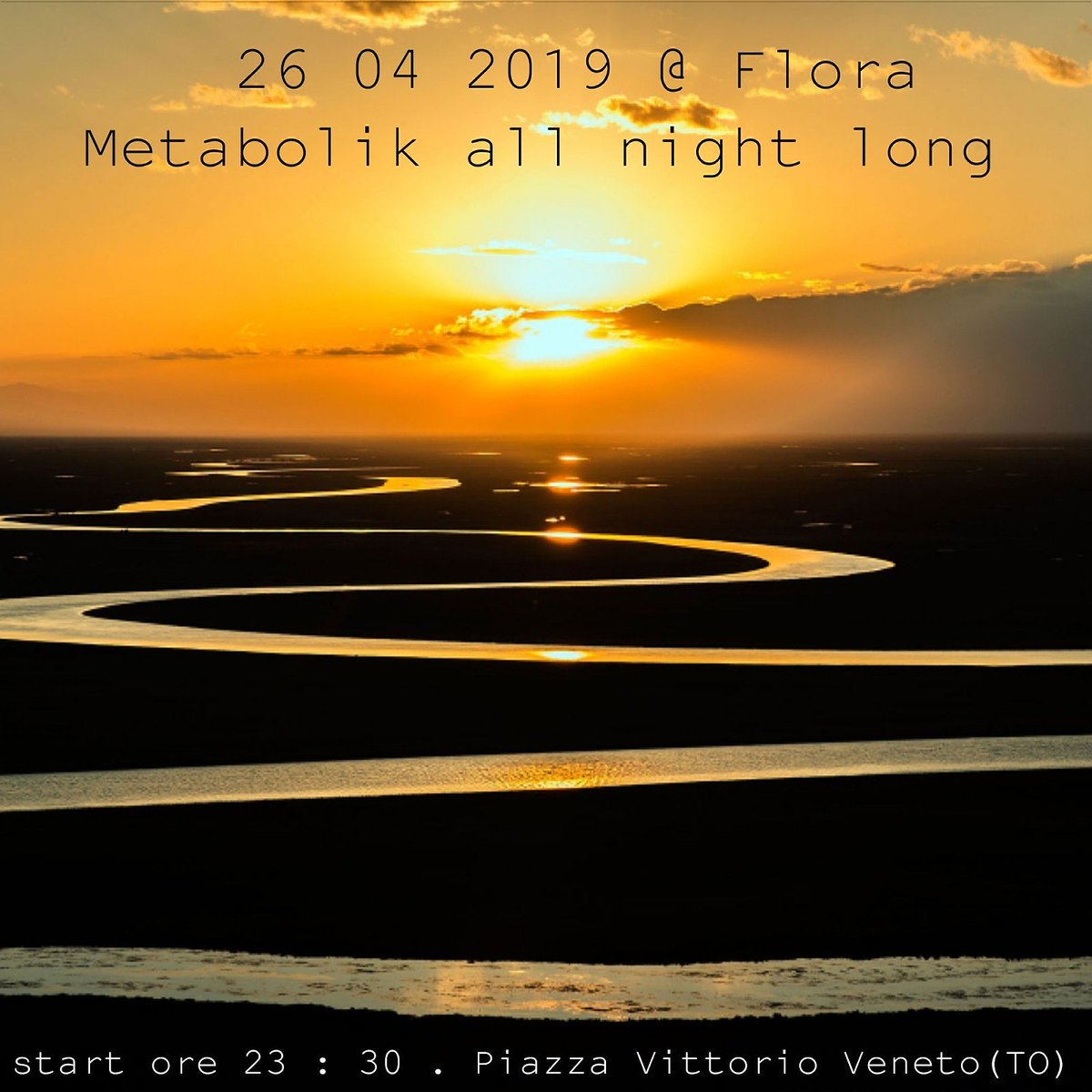 metabolik_'s tweet photo. Questo venerdì! 
#metabolik  #allnightlong #floratorino #piazzavittorio #torino #italy https://t.co/bdhGRgfZo2