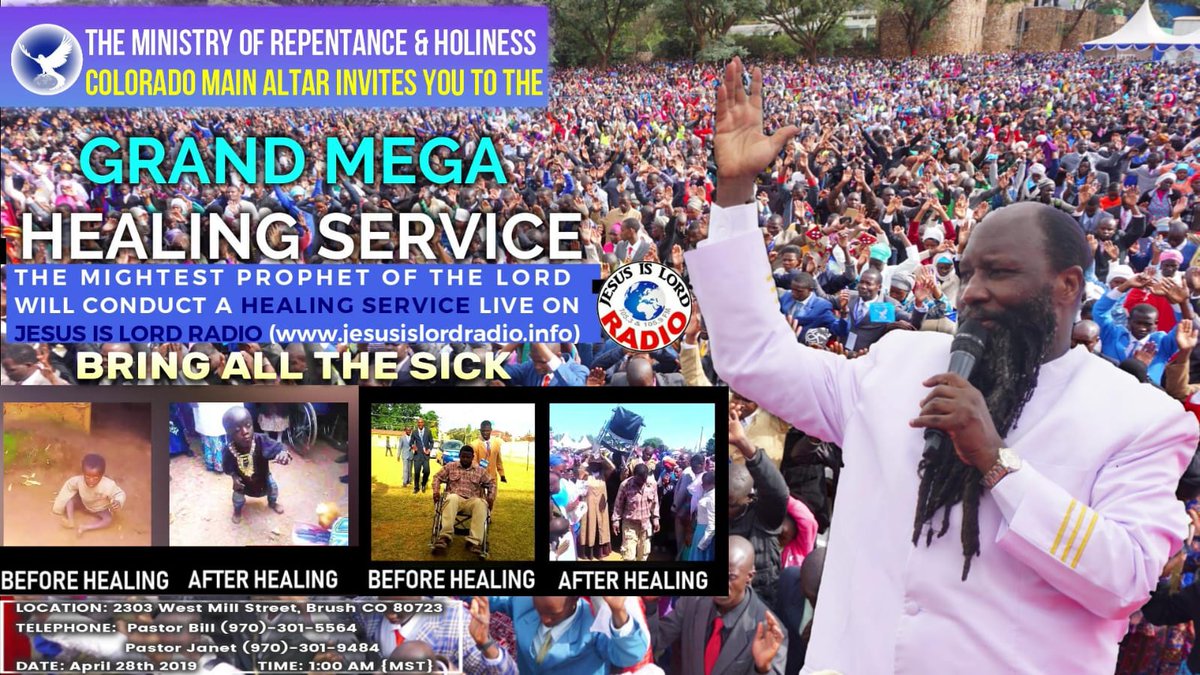 niwanjagi's tweet photo. Matthew:24.14
And this gospel of the kingdom will be preached in the whole world as a testimony to all nations, and then the end will come.
With the healing package from the LORD
#AtOneDecree https://t.co/bEN9DmyXVJ