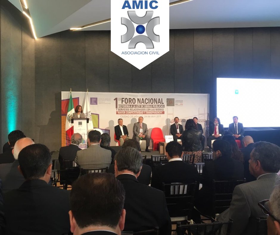 AMICNacional's tweet photo. #AMIC presente en estos momentos  en el 1er Foro Nacional Reforma a la Ley de Obras Públicas y Servicios relacionados con las mismas, en la Ciudad de México.

#SomosAMIC #AMICNacional #SeguimosAvanzando #AMICCDMX https://t.co/wf9AouaFQr