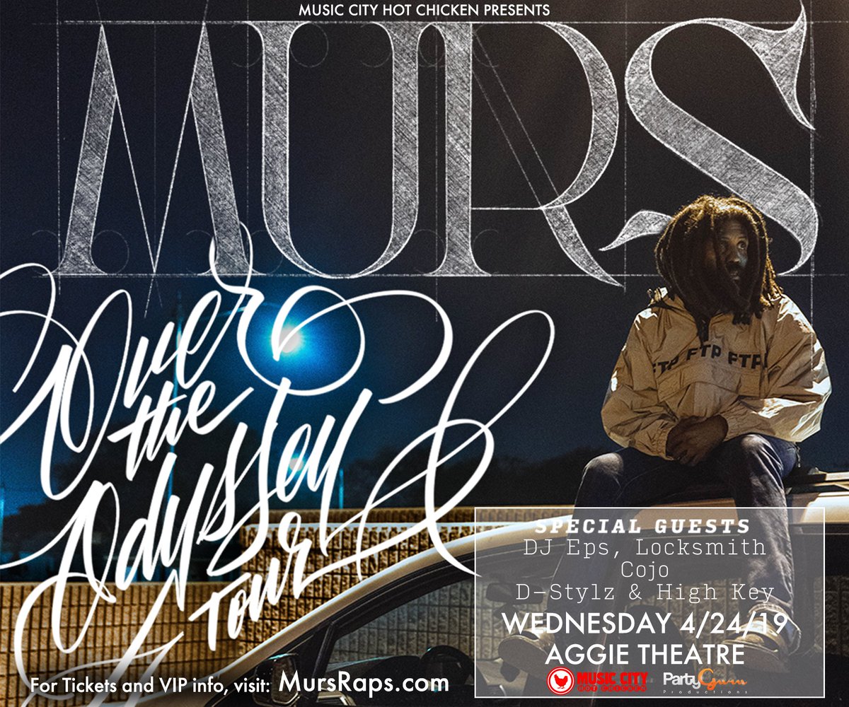 Aggie_Theatre's tweet photo. TONIGHT!
@CervantesDenver &amp; @mchcCO Present @MURS (ft #DJEps) with @dalocksmith, #Cojo and #AfflictionMusic at the @Aggie_Theatre. See you there!
Tickets: https://t.co/4B9VR1t7uN
Supported by @PartyGuruUS https://t.co/iBIFbh8IJb