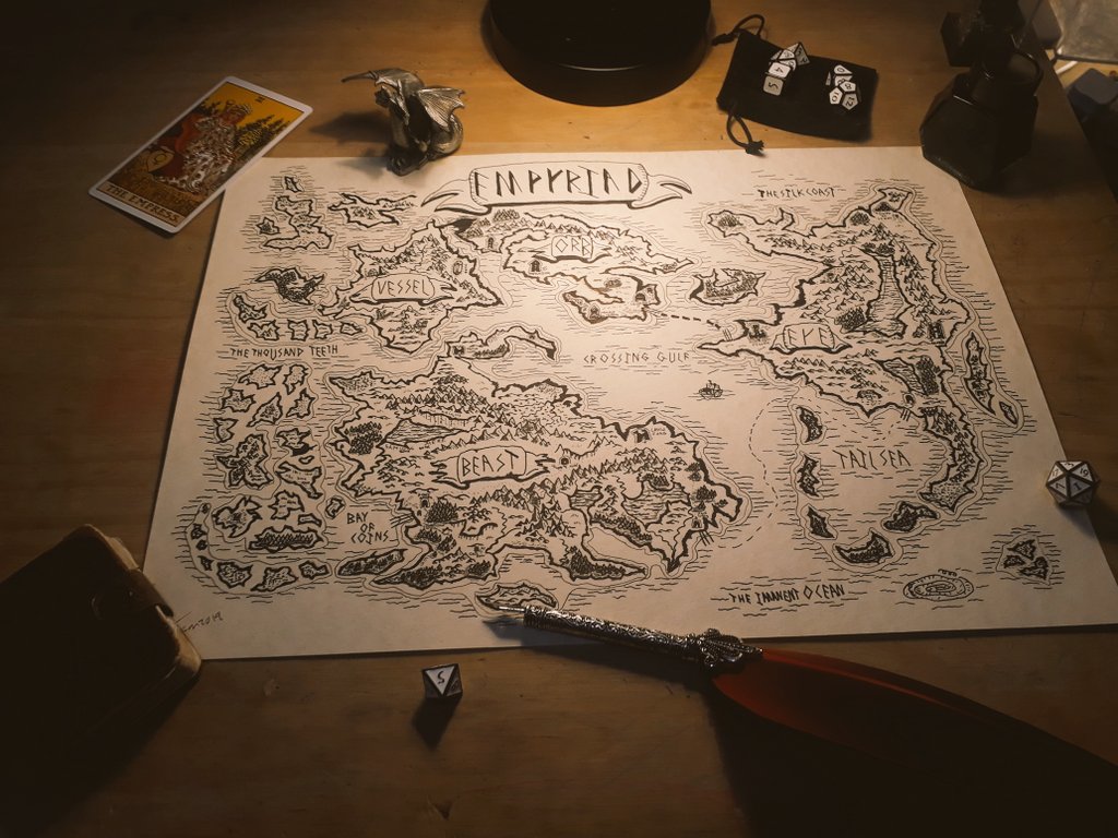 tom_starforge's tweet image. My name&apos;s Tom and I draw #maps!

So much more i want to do: videos, tutorials, streams.

I also host #MappingMonday, a weekly discussion/ art share thread for the #MappingCommunity 

Ko-fi.com/fentiman
