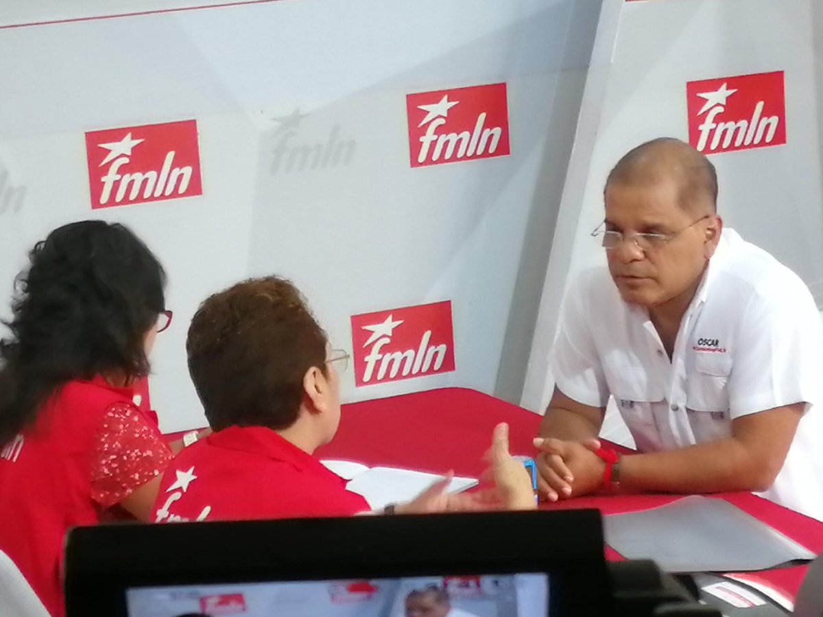 Óscar Ortiz se inscribe como candidato a la Secretaría General del FMLN pese a que a que la actual dirigencia le solicitó no buscar ningún cargo de dirección por ser parte de la derrota electoral del FMLN. Las elecciones internas están programadas para el 16 de junio.