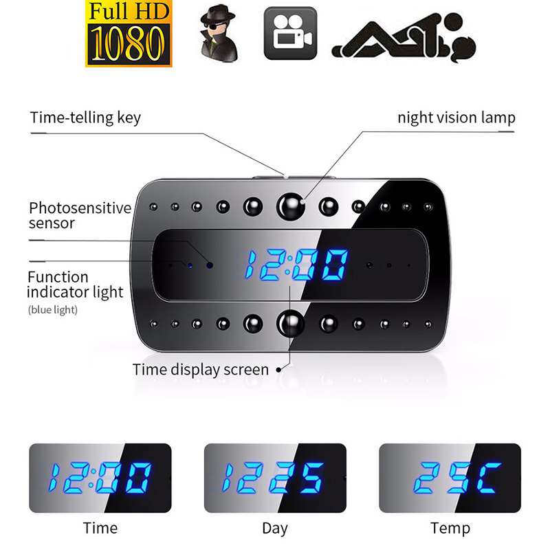 wangmingchengq1's tweet image. #WIFIMiniCamera #WirelessNannyClock #P2P IP/AP Security 

Z15 WIFI Mini Camera Time Alarm Wireless Nanny Clock P2P IP/AP Security Night Vision Motion Detection Home Secret hidden TF card

Whatsapp / Wechat: +86 13535583405
Skype: caxptecy@outlook.com

caxptecy.com/z15-wifi-mini-…