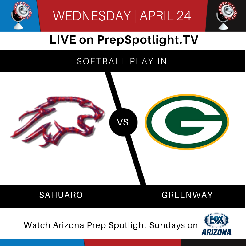 NSPNarizona's tweet photo. SOFTBALL PLAY-IN COVERAGE! All eyes on Sahuaro and Greenway! The game today will be streamed LIVE in HD for Free on https://t.co/pOipaj3DkG  📱📶 🗣️ Spread the word to out of town friends and family who can't attend! https://t.co/7Z517KyAJi