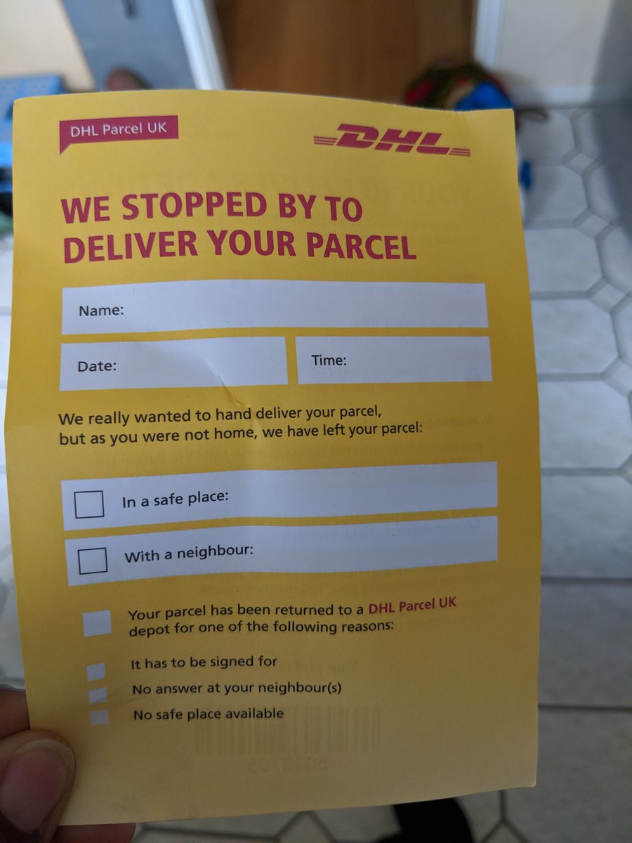 NaturalLounge's tweet photo. @DHLParcelUK where is it??! https://t.co/SPHwGMT2pH