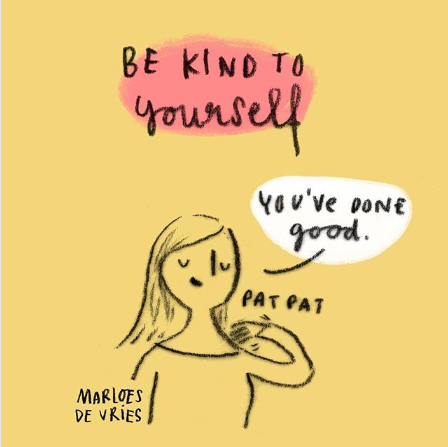 NAMICommunicate's tweet photo. You’re doing great. 🌈 💜 👍  Via @marloesdevee https://t.co/fPqd0dO6J1