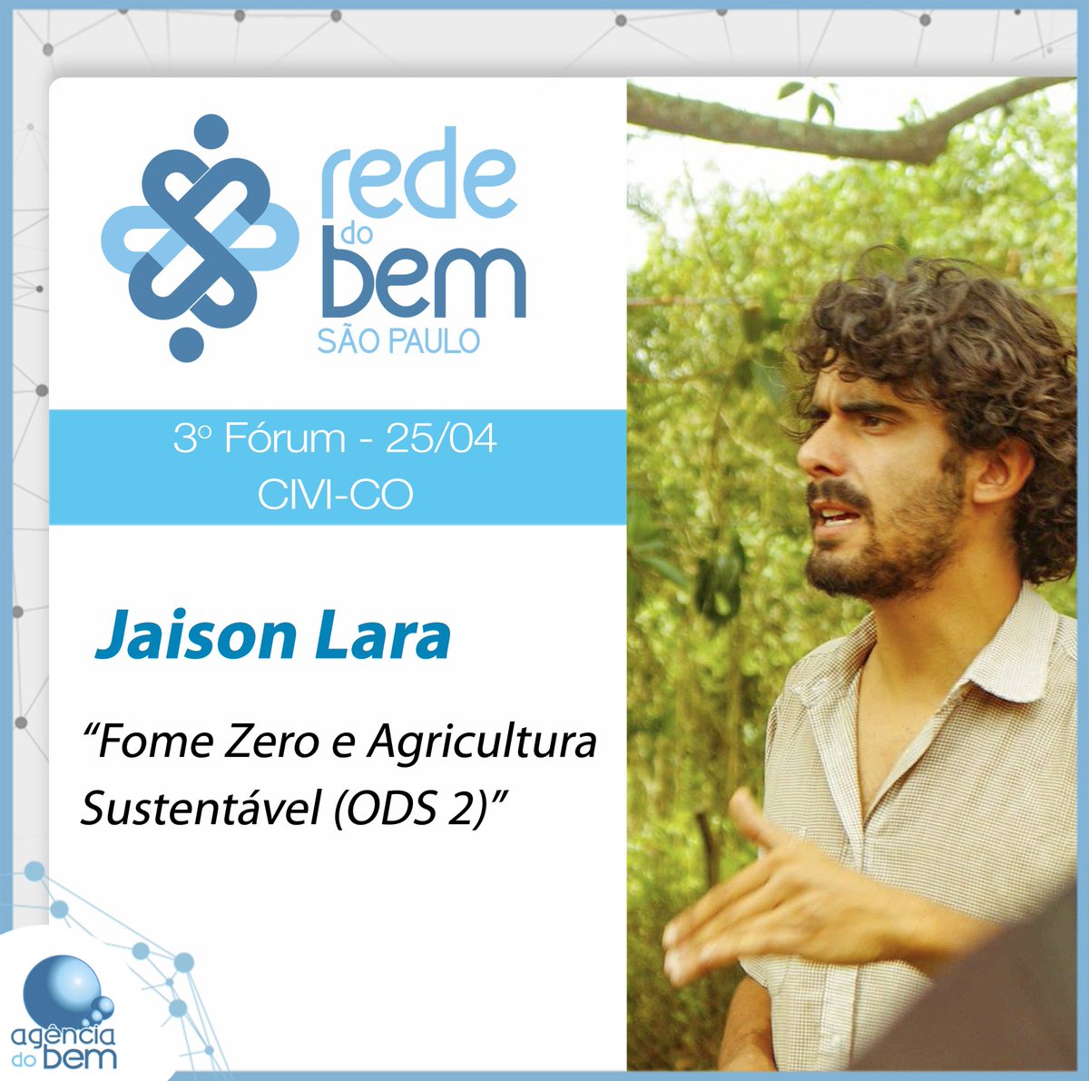 agenciadobem's tweet photo. É AMANHÃ! Venha participar do 3º Fórum da Rede de Organizações do Bem. Uma oportunidade de aprendizado e intercâmbio totalmente gratuita! INSCRIÇÕES PELO LINK: https://t.co/NSrrWzXCHi #ongs #ong #sp #saopaulo #forum #evento #terceirosetor #3setor #grupo #social #oportunidade https://t.co/cNbxonV1J5