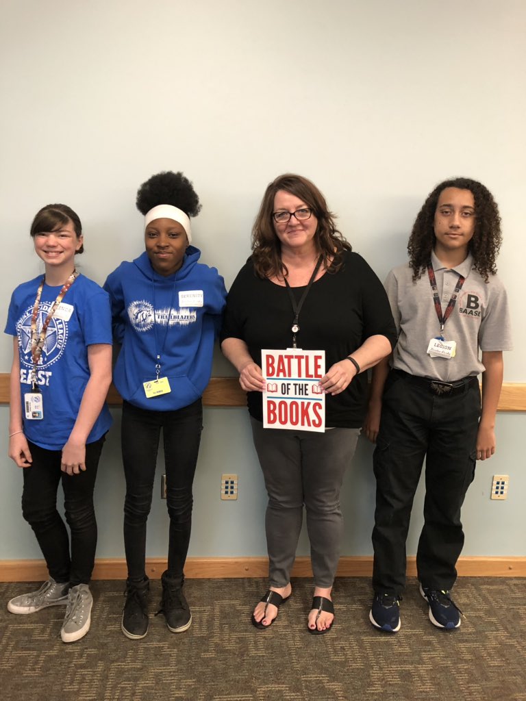 usd259libraries's tweet photo. A record number of 10 middle schools participated at the USD Battle of the Books competition today. Way to go teams! Marshall, Coleman, Gordon Parks, Stucky https://t.co/5eP8ollSEj