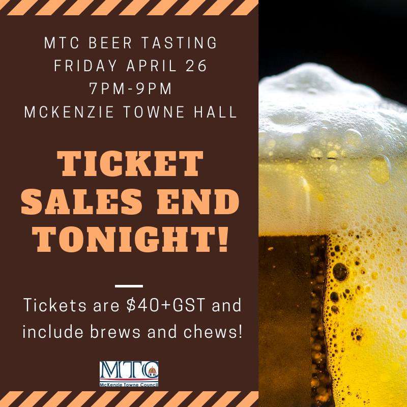 MTCouncil's tweet photo. LAST CALL! This event is open to the public, and ticket sales end tonight at midnight!  https://t.co/EXoyIQV61D

TEN breweries plus delicious appies from Beer Revolution!

#abbeer #craftbeerhour #yyccraftbeer #yyc #FridayNight #girlsnightout #guysnightout #hireababysitter https://t.co/tEkDTLhetk