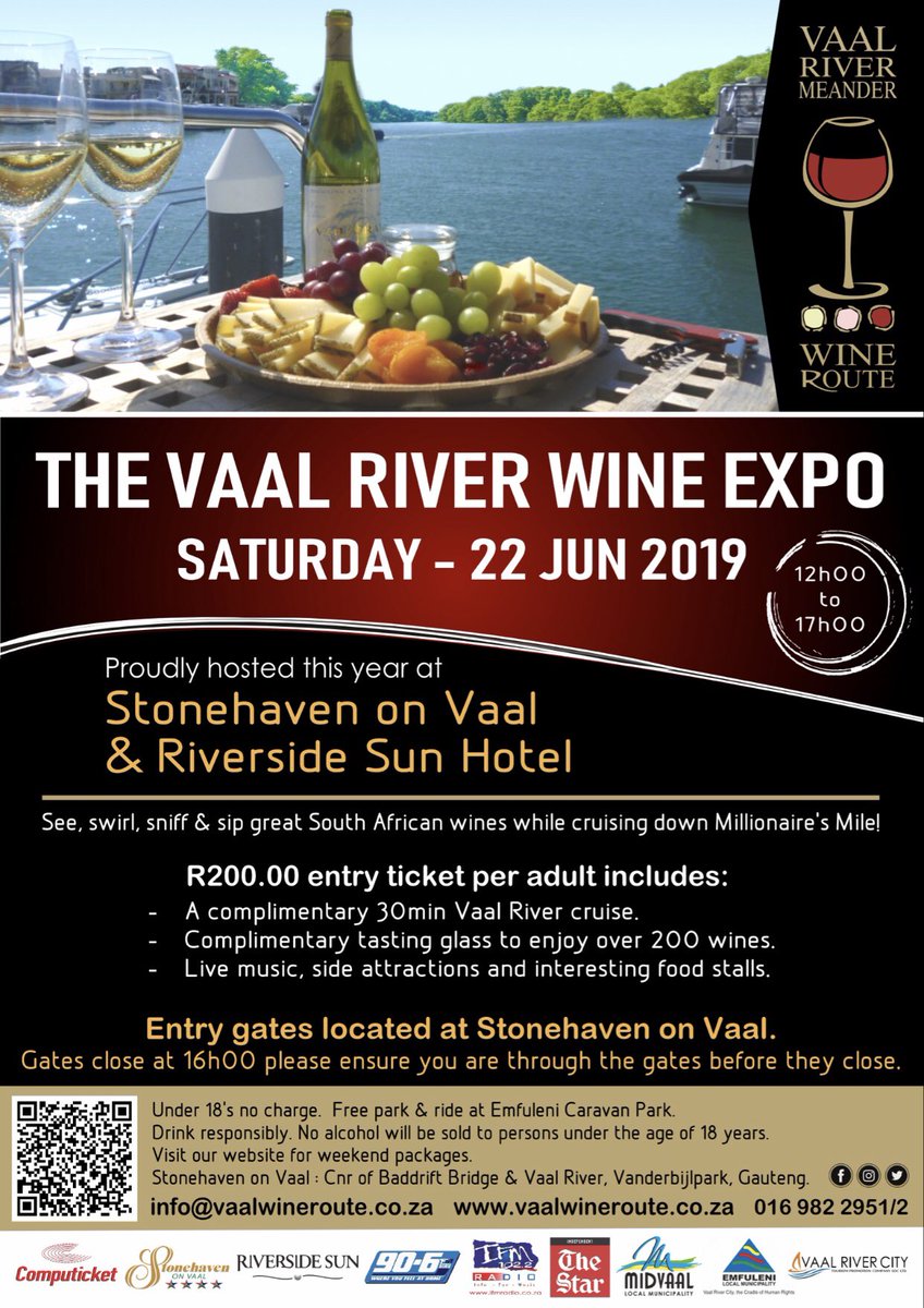 June may seem far away but Wine flies when you’re having fun! 🍷🍷
.
Be sure to save the date for the Vaal River Wine Expo!! #YouCanSipWithUs #OnCloudWine #WineNot <a href="/StonehvnOnVaal/">Stonehaven On Vaal</a>