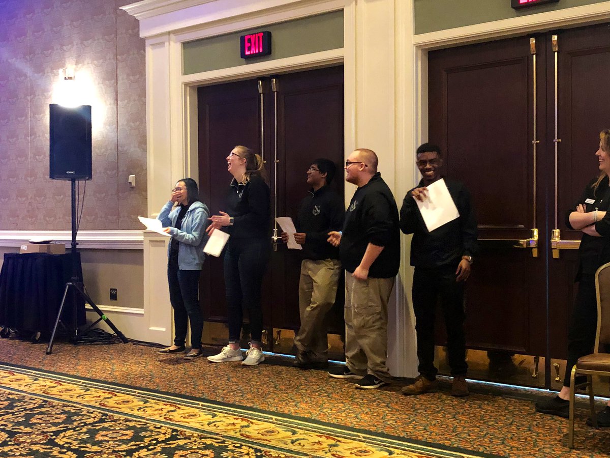 ithottopics's tweet photo. We are thrilled to have @Green_Hope_High’s varsity cyber patriot team, the Black Falcons, presenting at #ITHT2019! THIS is the future of #cybersecurity. https://t.co/mLDMV16myr