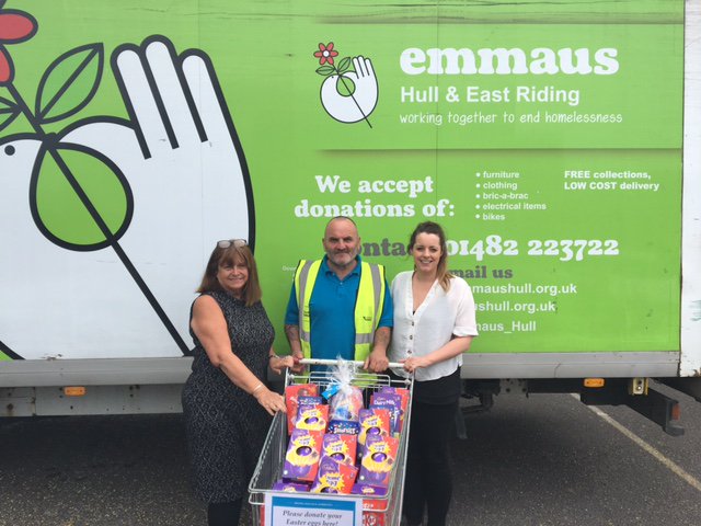 Emmaus_Hull's tweet image. Thank you to @WJFGcomms for support our #Easterappeal collecting eggs for the wonderful children of @CliftonSch we will be attending an assembly on Friday to deliver the eggstatic amount of eggs that we have received #teamwork #easter