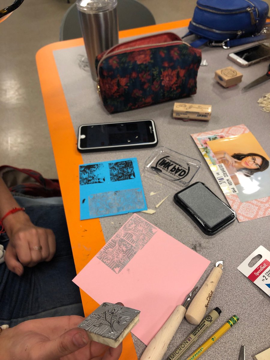 LittleTechStop's tweet photo. Eagle Day Block Stamping Awesomeness!!! @M_ECHS @dannetteleeann https://t.co/3sPM7PzO1f