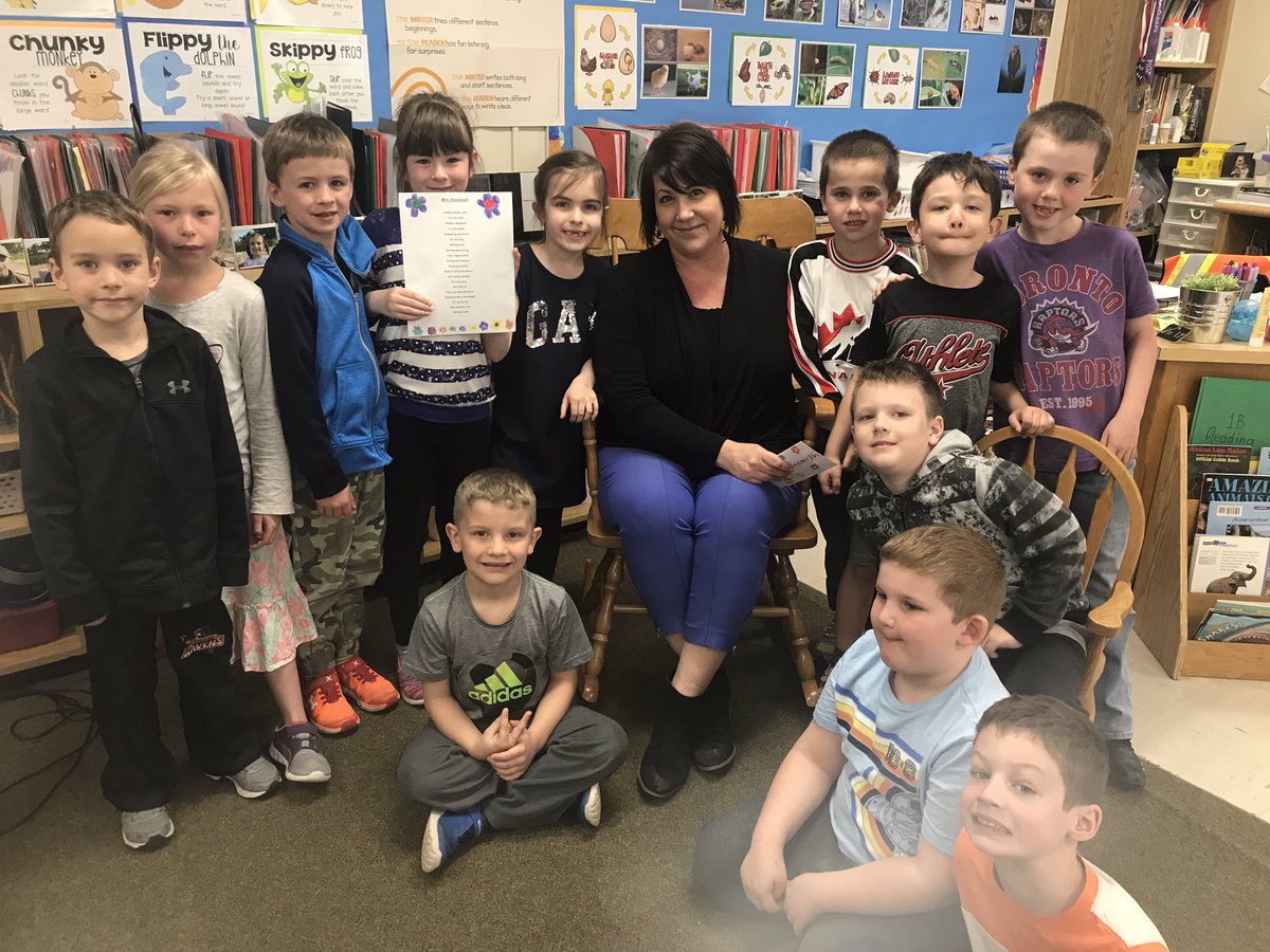 GNPS1F's tweet photo. Today we celebrate how lucky we are to have Mrs. Kavanaugh in the office 💙💛 https://t.co/tz4Qgqvz8D