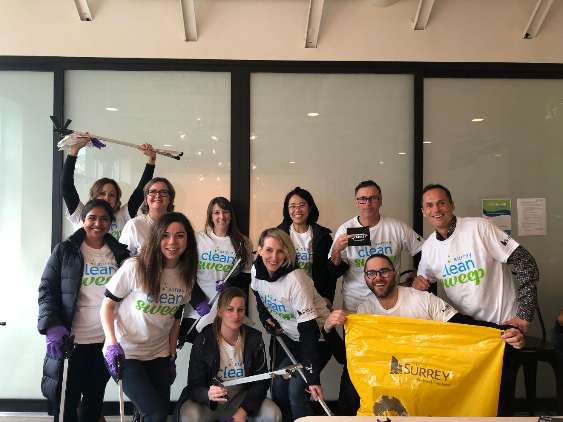 CityofSurrey's tweet photo. Thank you to the many volunteer teams who helped to clean up hundreds of bags of garbage from our streets, neighbourhoods, and parks for #SurreyCleanSweep. Even if you can only spare 10 minutes. let’s keep working together to keep #SurreyBC litter free. #lovewhereyoulive https://t.co/wgpMCe2ZQi
