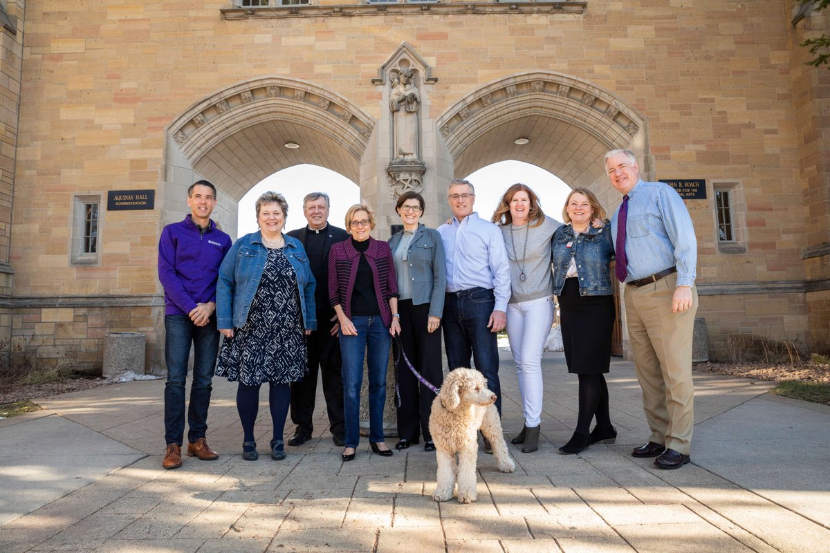 UofStThomasMN's tweet photo. Members of the St. Thomas leadership team wear denim in support of Denim Day to raise awareness about sexual assault. #NationalDenimDay https://t.co/DaewRMVsJY