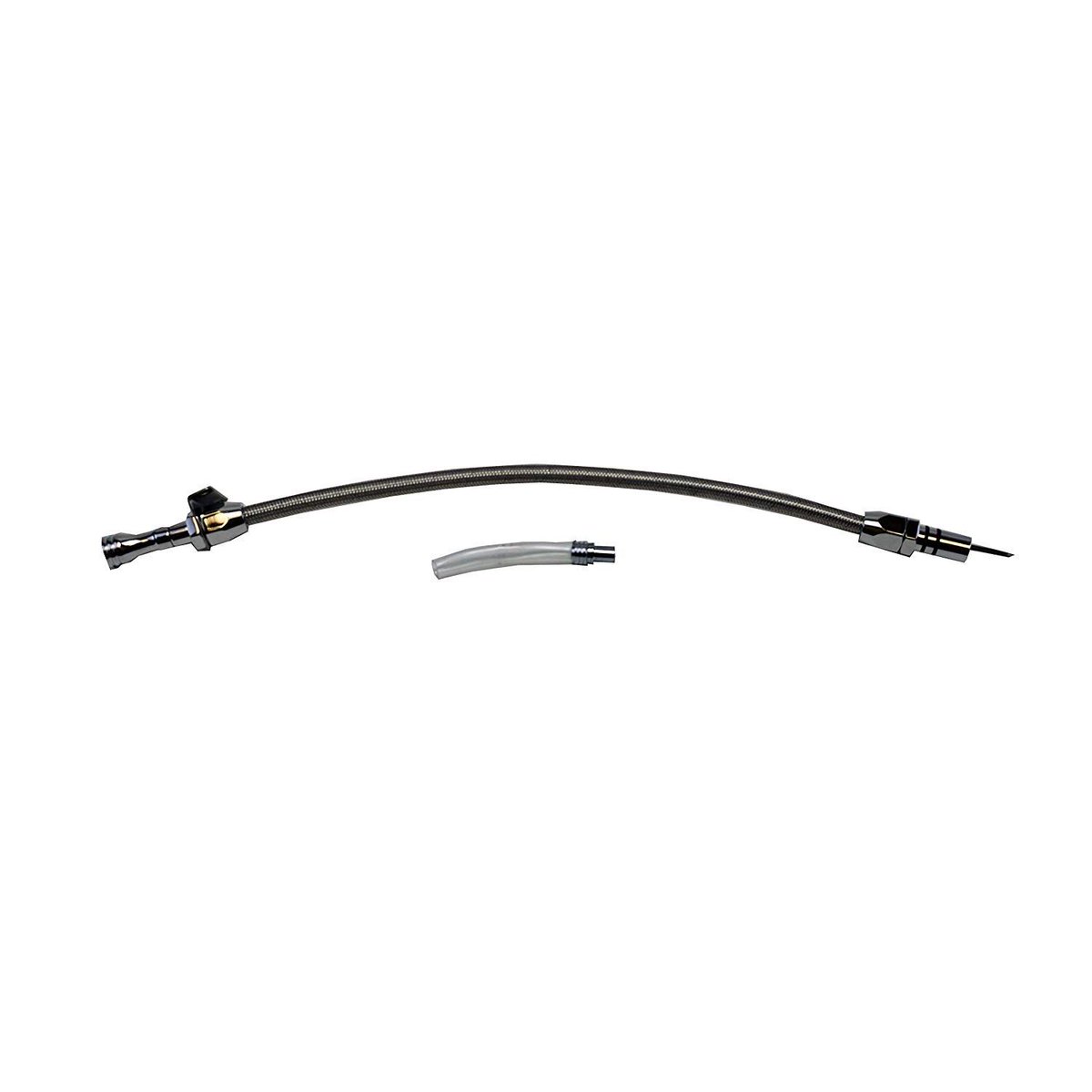 's tweet image. HOT NEW PRODUCTS!!!

A-Team Performance Engine Transmission Dipstick Oil Tube Flexible Braided Stainless Steel Firewall Mount Compatible with Chevrolet Chevy GM 700R4

Click the link to buy: amazon.com/dp/B07FPT7ZDH

#productoftheday
#transmissiondipstick #oiltube
#GM #Chevy