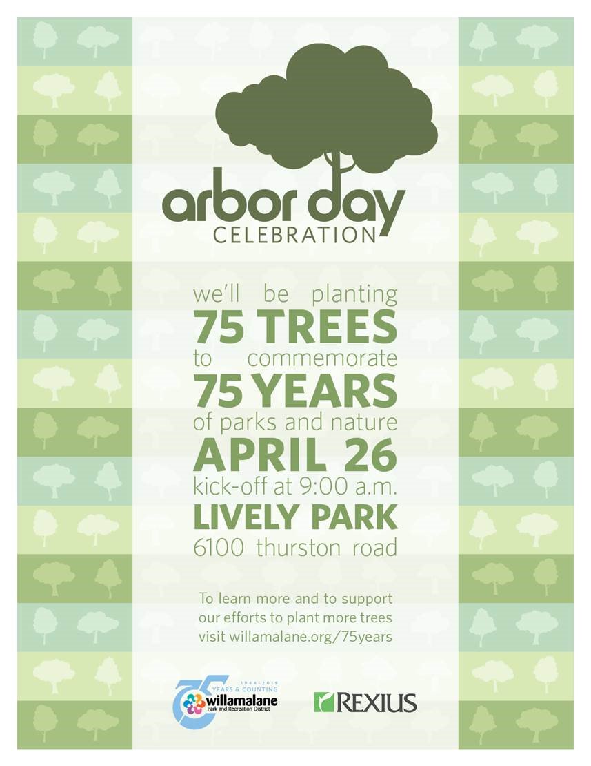 RexiusLandscape's tweet image. Join us this Friday for Arbor Day with @Willamalane Park and Recreation District! Sign up to join us in planting! willamalane.galaxydigital.com/need/detail/…