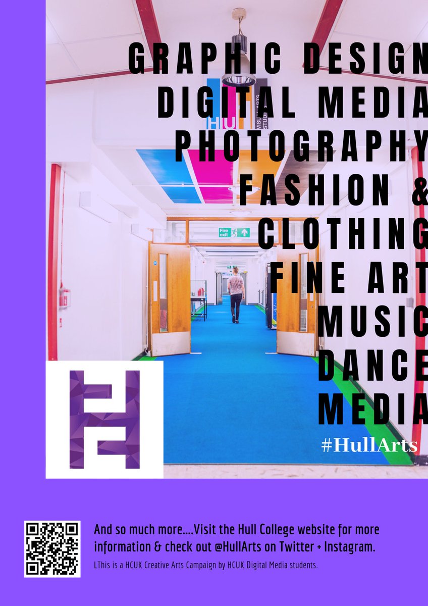 Check out our new poster! #HullArts #HullCollege #HCUK