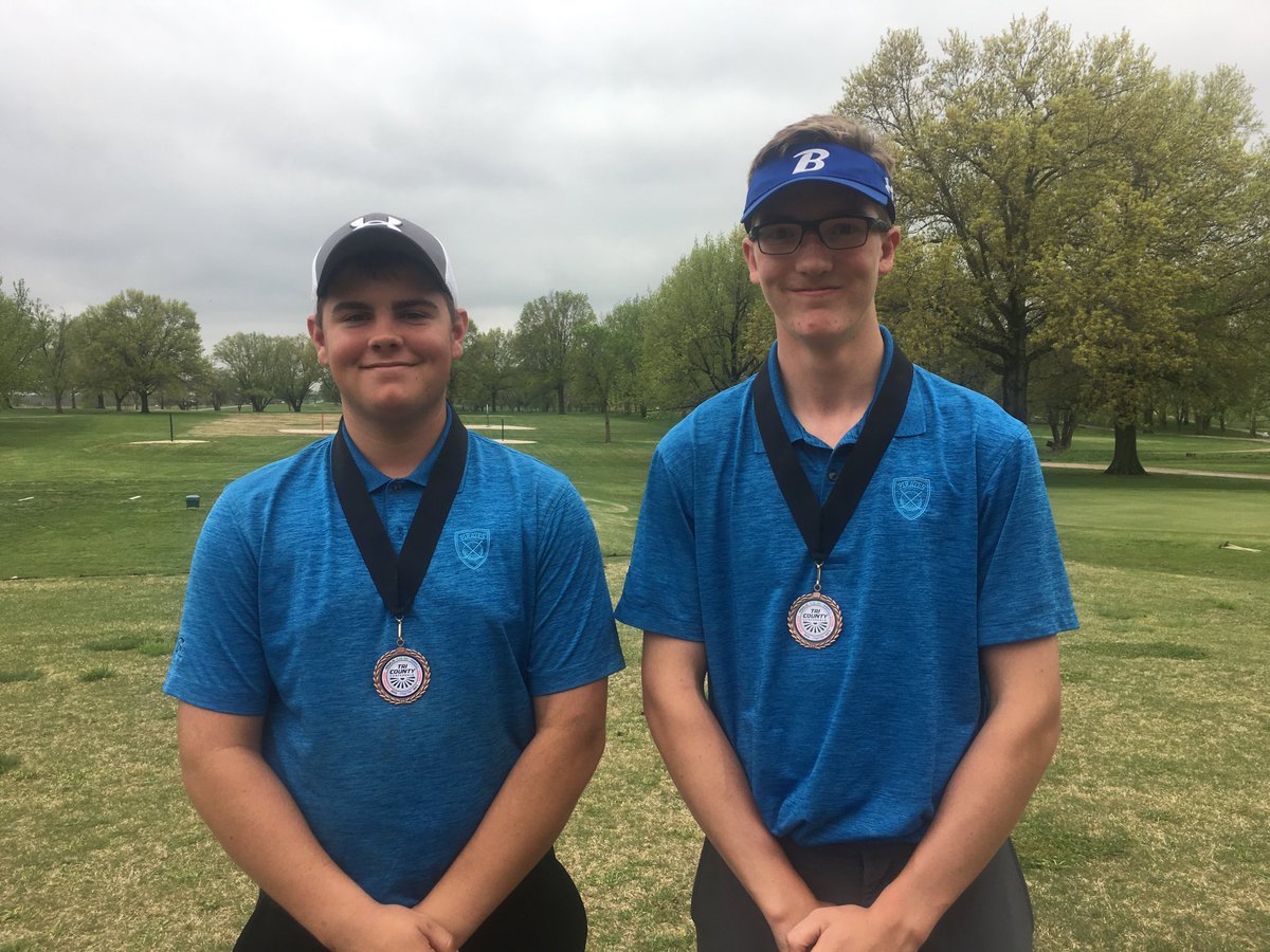 Congrats to Jake Horst and Brayden Page for making all-conference. Jake 4th place and Brayden 10th.