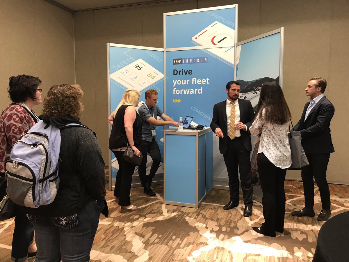 ComdataOTR's tweet photo. Today at #ComdataExchange was filled with some killer sessions, including by our friends from @SwiftTransport. Not to mention, you just can’t duplicate the value of getting 1:1 time with companies like @infintech during the Exhibitor Hall hour! https://t.co/pkd4l9YmW1