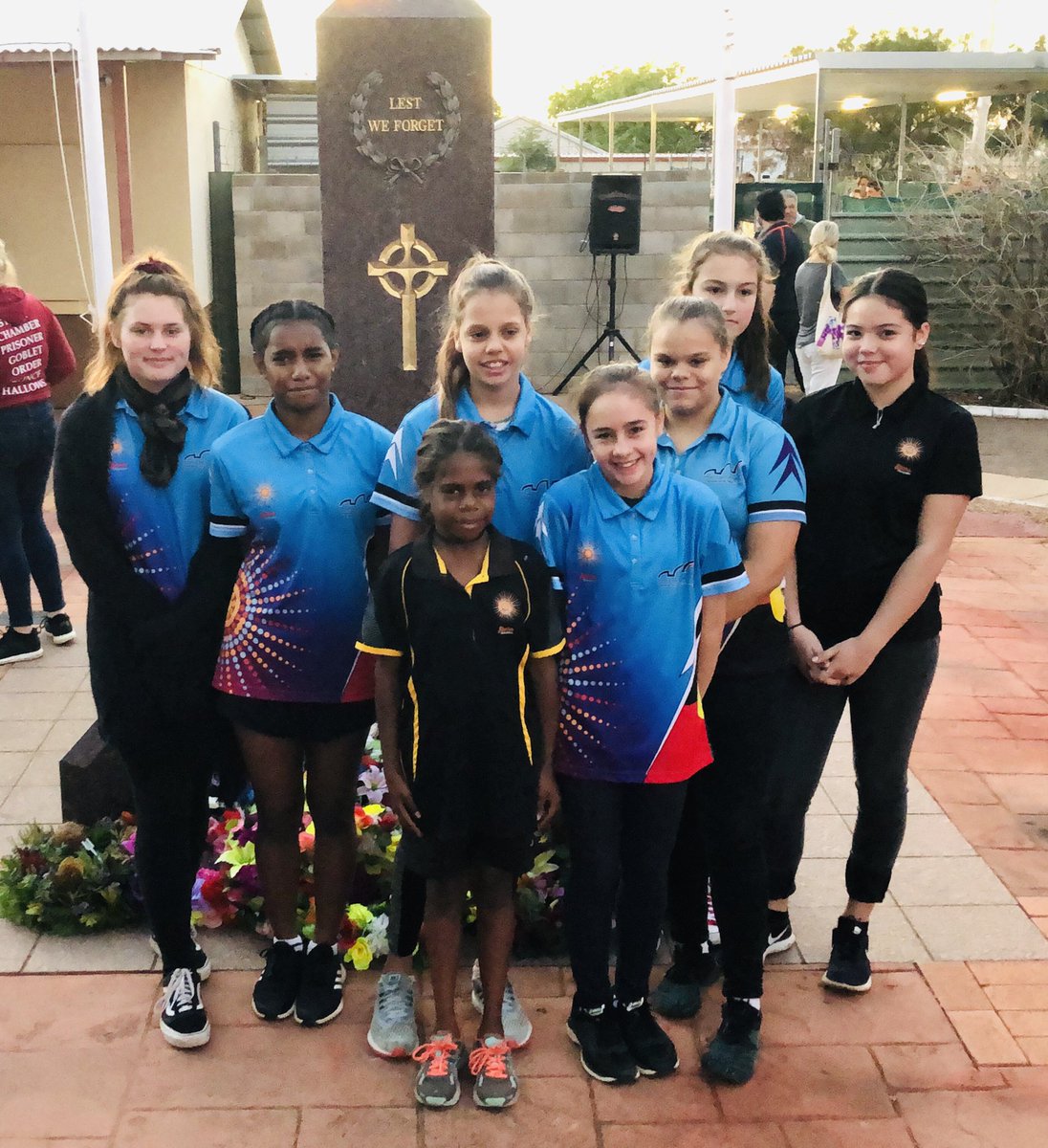 SteveEdgoMLA's tweet photo. A good turnout for this morning’s Dawn Service at the #TennantCreek RSL. 

Great to see a number of young people including those from the #StarsFoundation and the #ClontarfFoundation at the service. https://t.co/ML5sPAqcU2