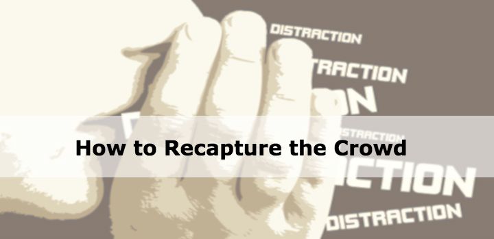 good in secular settings, too --> How to Recapture the Crowd  bit.ly/2NHlAqX