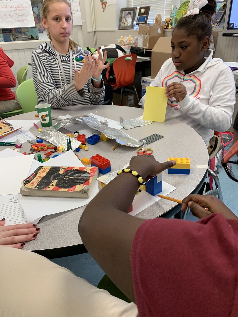 Sherry_WHS's tweet photo. WHS 5th Grade recreating settings important to the plot and conflict in Sophia’s War. #elaandsteam #elaandhistory #exceptional #LearningCraVe @emilybharris @CraceSara @GraysonLawrence https://t.co/szY81SItcD