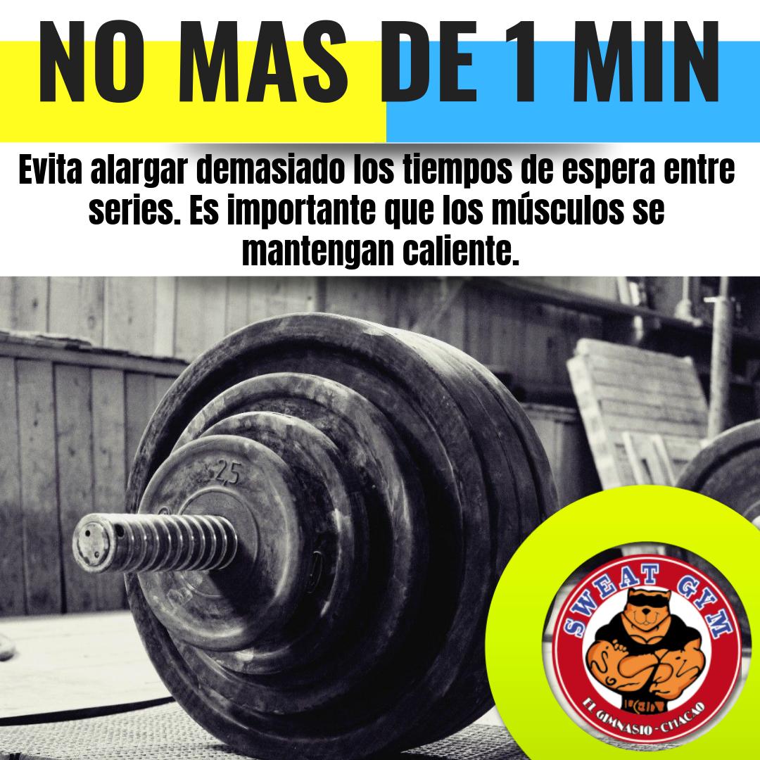 No + de 1 minuto!
Enfoca y saca el mayor provecho de tu rutina de ejercicios cuando vengas al #gym
#SoySweatGym