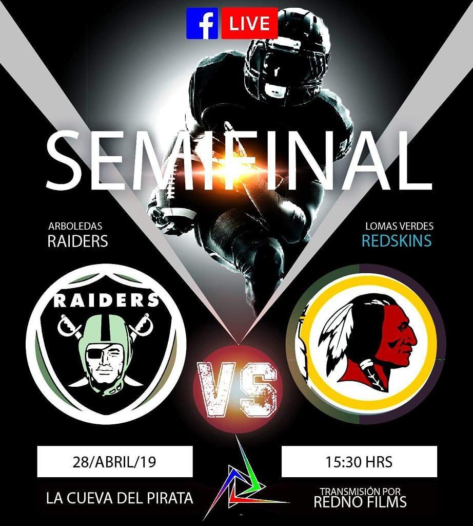 Lista nuestra semifinal pintemos la cueva de negro y plata @RedskinsMX vs <a href="/Raidersarboleda/">Raiders arboledas</a>  contamos con tu apoyo <a href="/Tercer_Cuarto/">Tercer Cuarto</a> @FADEMACoficial <a href="/LasArboledasMex/">Arboledas</a> <a href="/ValleDoradoMX/">Valle Dorado MX</a> <a href="/receptorcommx/">receptor | Futbol Americano🏈🏟</a> @1LaloVarela <a href="/mundodelovoide/">Mundo del Ovoide</a>