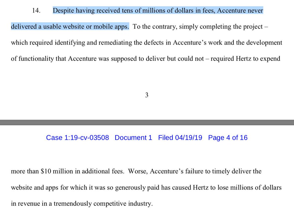 Yeah, you spent tens of millions of dollars and Accenture never delivered a functional web site. Then it cost you more millions to fix it.That sucks. But, my dear friend Hertz, you should look at what brought you to these requirements, this vendor, and this approach!