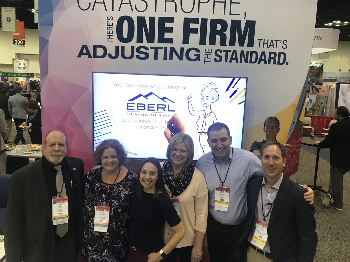 EberlClaimsSvc's tweet photo. Proud to once again sponsor, attend and exhibit at the recent PLRB claims conference in Indiana. Check out our new exhibit! #plrb #claimsconference2019 #learninghasnofinishline https://t.co/3rHmMKFqy3