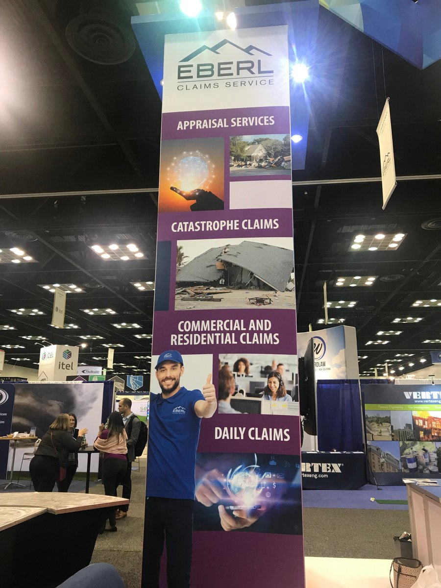 EberlClaimsSvc's tweet photo. Proud to once again sponsor, attend and exhibit at the recent PLRB claims conference in Indiana. Check out our new exhibit! #plrb #claimsconference2019 #learninghasnofinishline https://t.co/3rHmMKFqy3