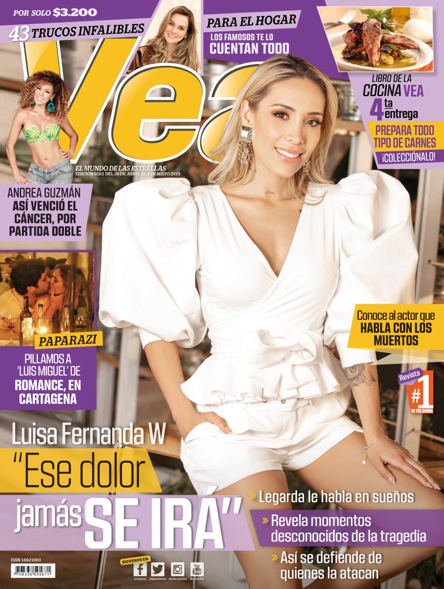 Resultado de imagen para luisa fernanda w revista vea