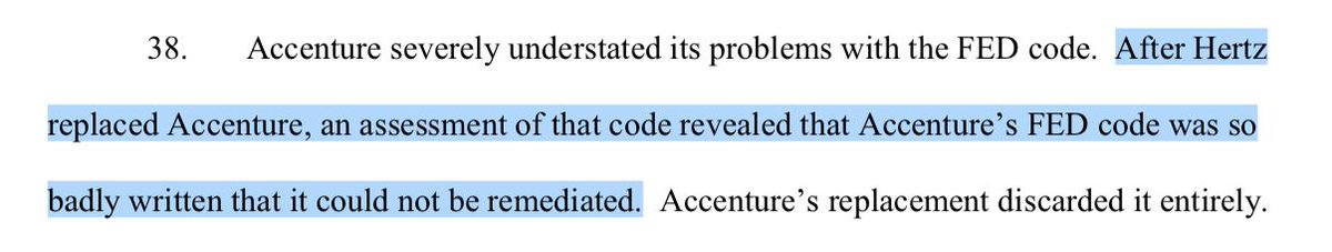 Ah yes, the firm they brought in to clean up just straight up threw away Accenture's Angular code.