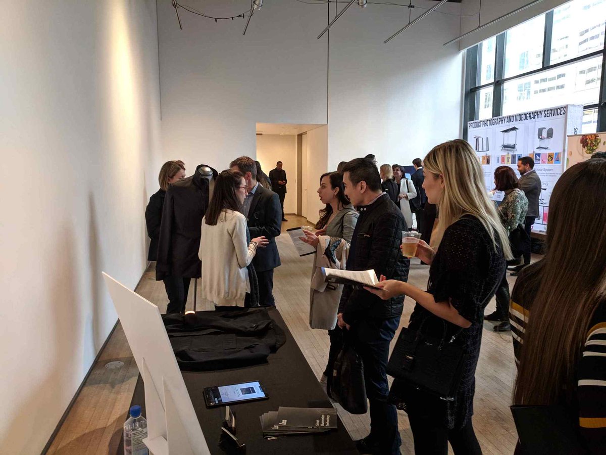 We are super excited to present at <a href="/FashionTechTO/">FashionTech</a> tonight and hear feedback for our #TechNomad product. #fashiontechto