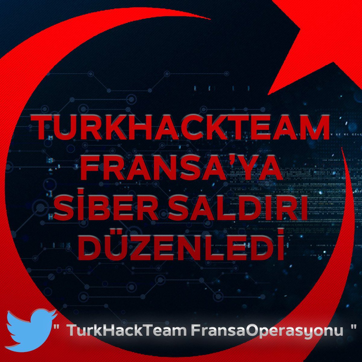 TURKHACKTEAM OLARAK FRANSA SALDIRIMIZ GERÇEKLEŞMİŞTİR ÇOK SAYIDA Web Sitesi kullanılamaz hale gelmiştir.