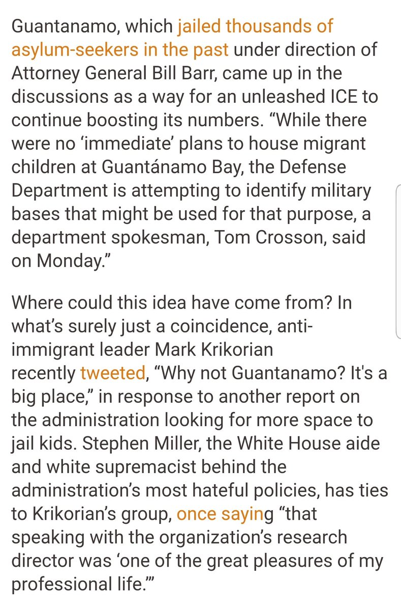 Trump admin has considered jailing migrant children at Guantánamo Bay (Excerpt #2)