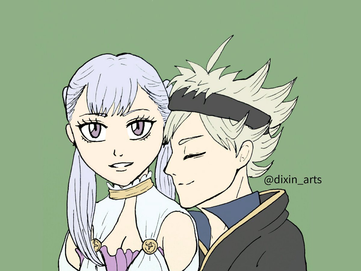 Dixin Arts Soft Colors ブラッククローバー アスタ ノエル ノエルシルヴァ Blackclover Noellexasta Asta Noellesilva Sketch