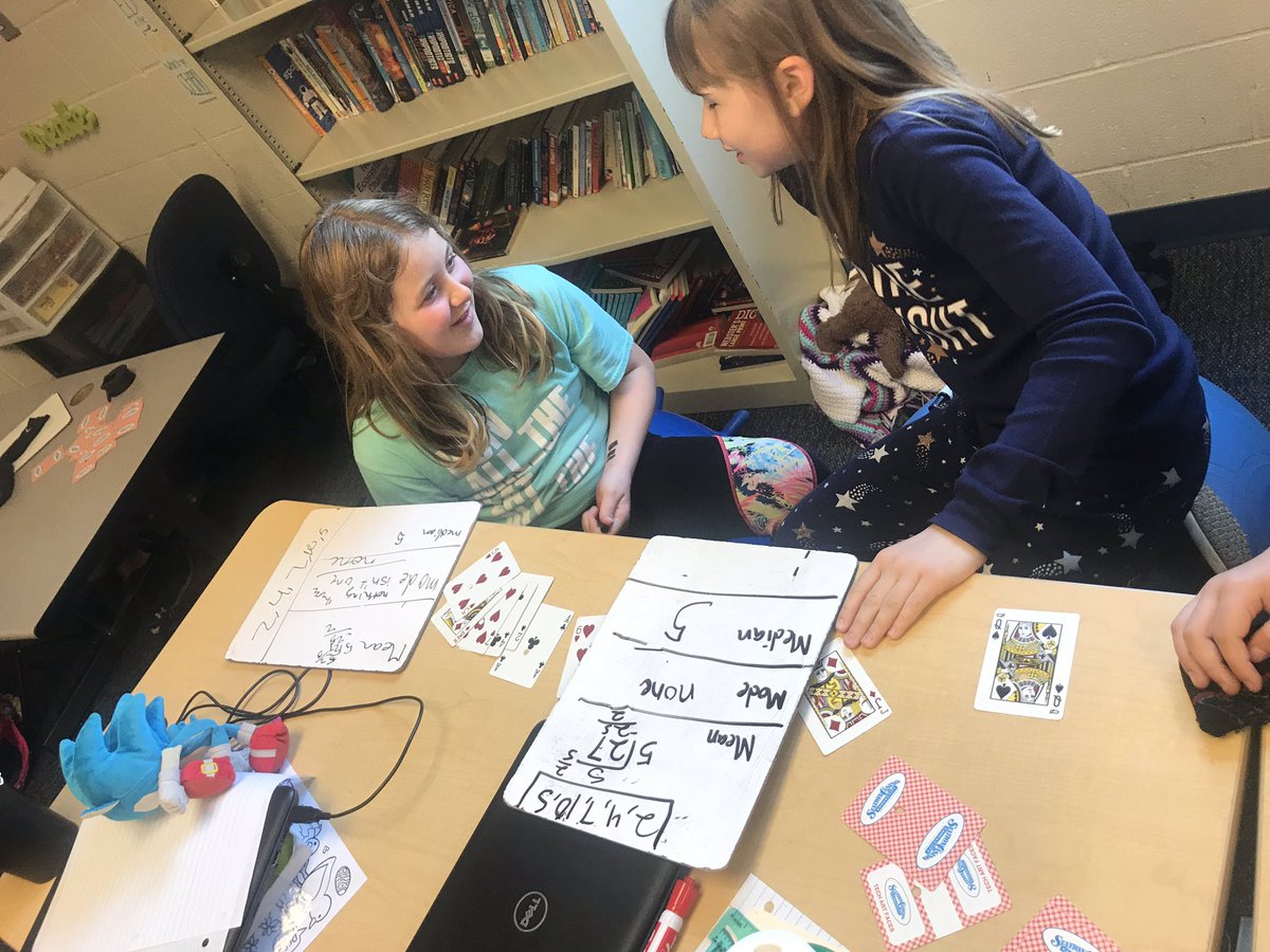 ErikaCompton13's tweet photo. Mean, median and mode card crazy!#PBMUSTANGS #Mapprep #4thgradecardsharks https://t.co/g4KSjKeURZ