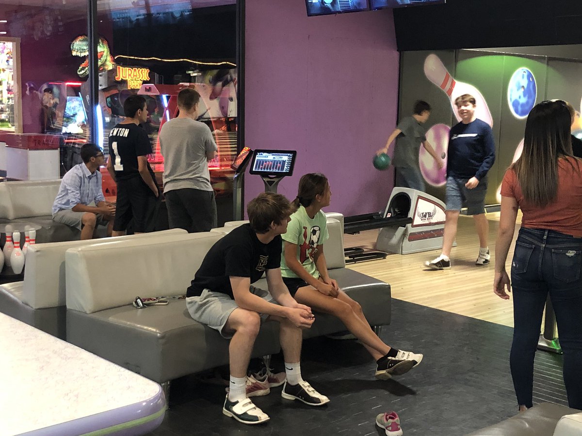 We went bowling with some awesome kiddos today! One of the best days of the year! 😊 #WTMB @NPHS_AD