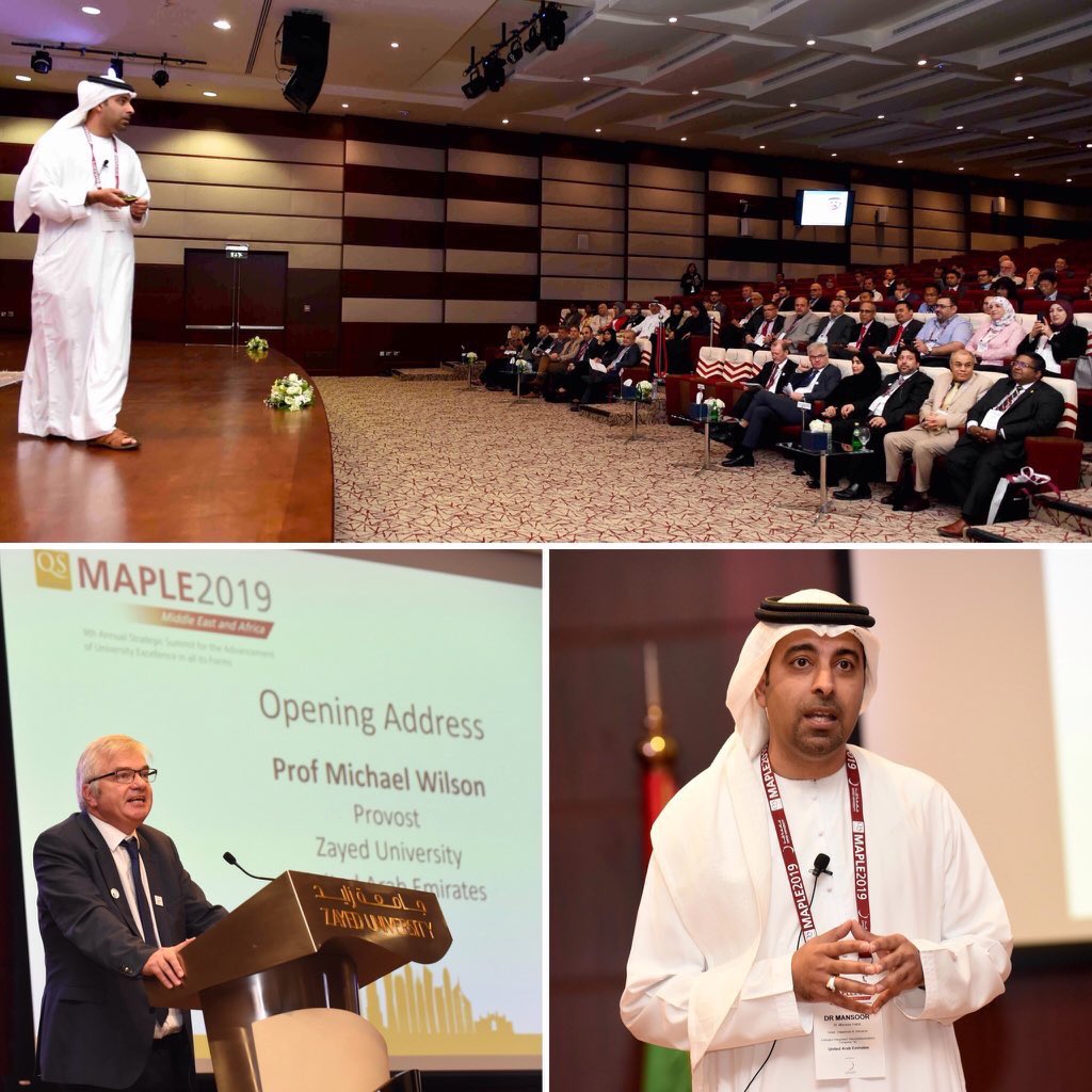 drmansoor_habib's tweet photo. Thank you @Zayed_U for the honor. Engaging discussion about happiness at work research & itโs practical application at @dutweets !!
@QS_Asia & @Scopus #qsmaple2019 #qsmaple https://t.co/DUjuudYa91