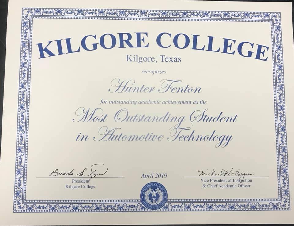 Great Job Hunter Fenton