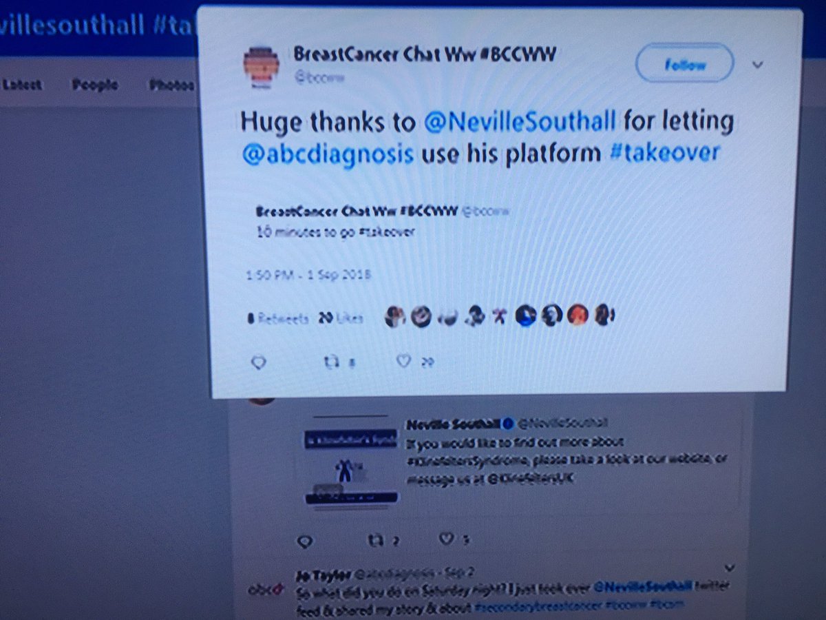 whittakerdesig1's tweet photo. On the box @abcdiagnosis in an article with @NevilleSouthall on @BBCTheOneShow #takeover #HadToBeQuick π https://t.co/zHMoI3PXLc