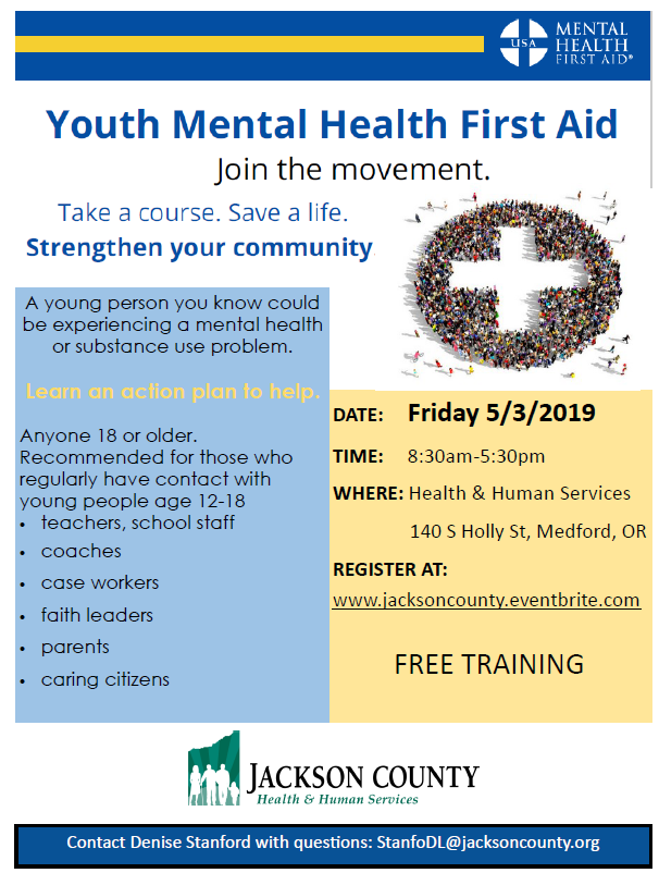 rvmentoring's tweet photo. Mental Health First Aid: FREE Training - Check it out and spread the word! https://t.co/GD8HytFa3F