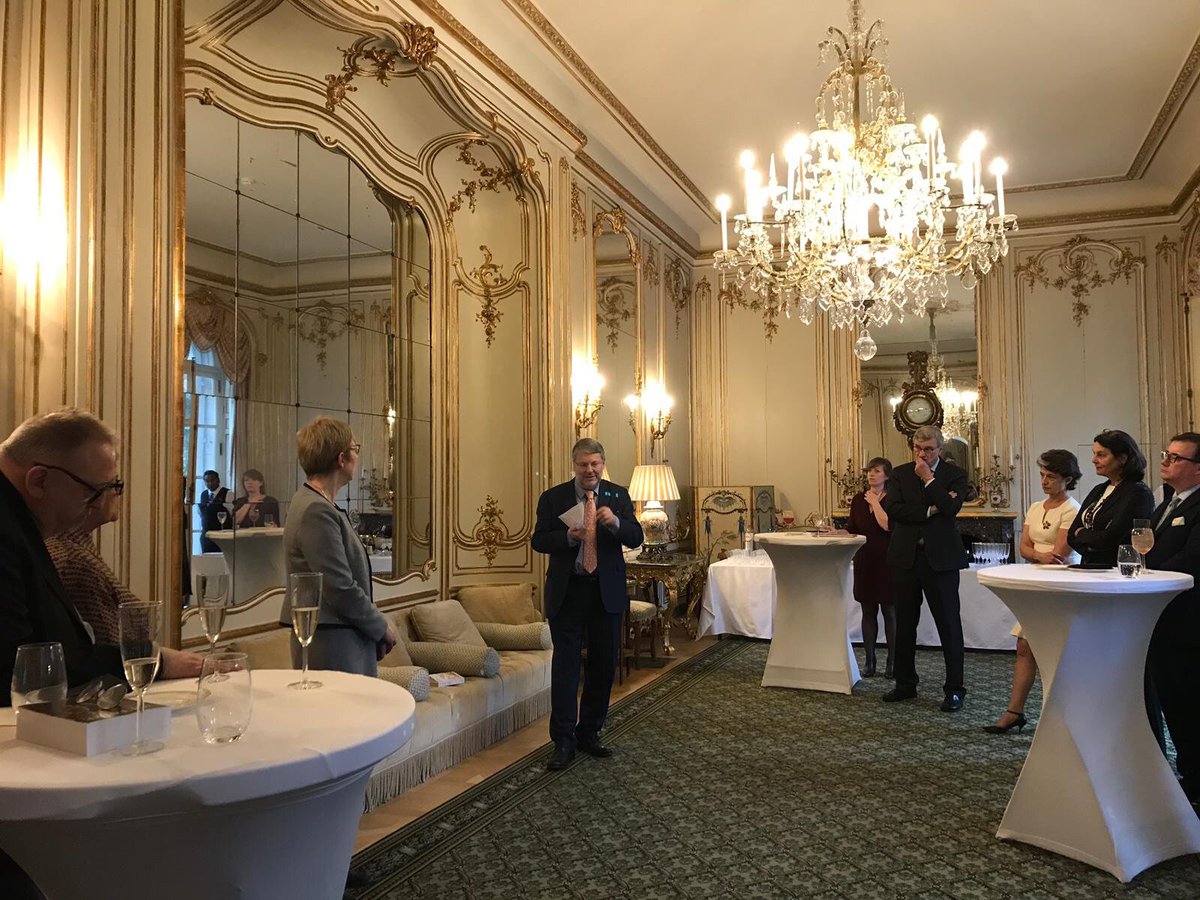 UK in Belgium🇬🇧🇧🇪 (@ukinbelgium) on Twitter photo “For 50 years, the Voltaire Foundation of <a href="/UniofOxford/">University of Oxford</a> has been working on the 1st ever publication of Voltaire's Complete Works.“ 📚
In honor of the forthcoming publication of some 200 volumes in 2020 Ambassador @alisonrosefco welcomes guests at the UK residency in Brussels. “For 50 years, the Voltaire Foundation of <a href="/UniofOxford/">University of Oxford</a> has been working on the 1st ever publication of Voltaire's Complete Works.“ 📚
In honor of the forthcoming publication of some 200 volumes in 2020 Ambassador @alisonrosefco welcomes guests at the UK residency in Brussels.