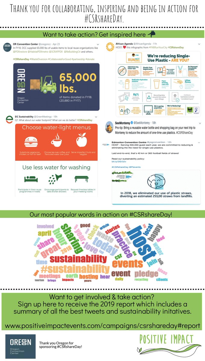 EventGreening's tweet photo. We really enjoyed taking part in #CSRshareDay on Tuesday, a 24 hour world wide conversation organised by @PIevents. Here're some of the highlights... https://t.co/JkPsrgAMoS