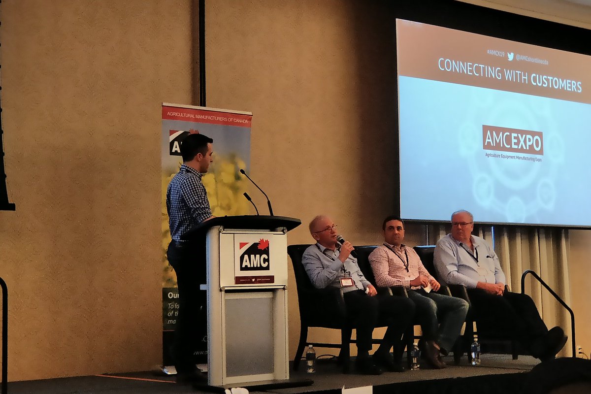 Billbaker734's tweet photo. Finishing off #AMCX19 with a farmer panel, thanks Stuart, Ben and Doug! https://t.co/oFERDzIy9t