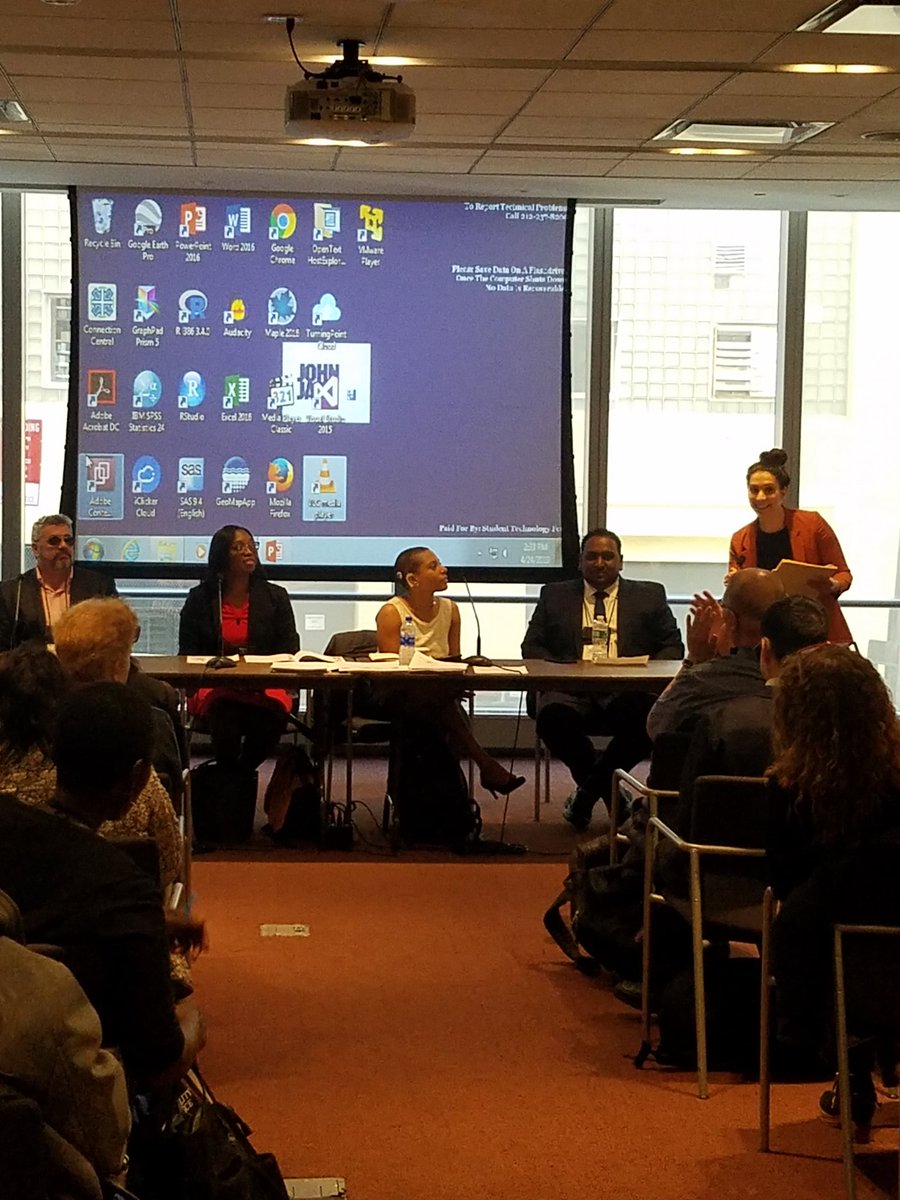 CUNYAccessCon's tweet photo. Our last round of panel discussions has begun! #accesscon2019 https://t.co/VeZvfB8hS4